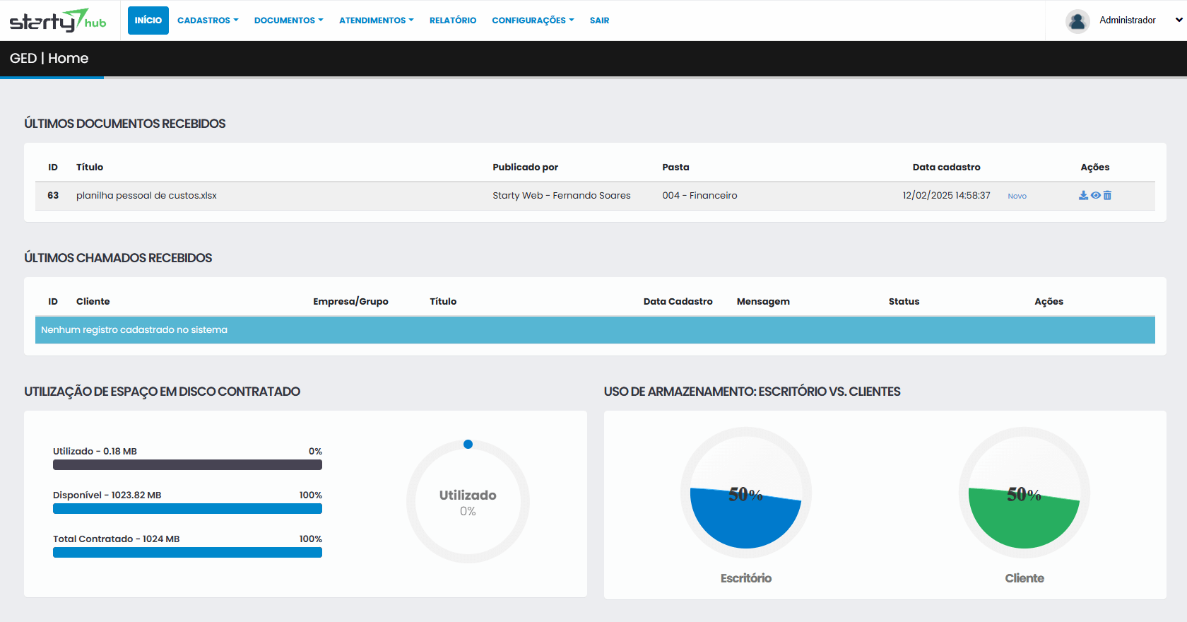 Starty Hub | Plataforma de Troca de Documentos para Contadores e Clientes
